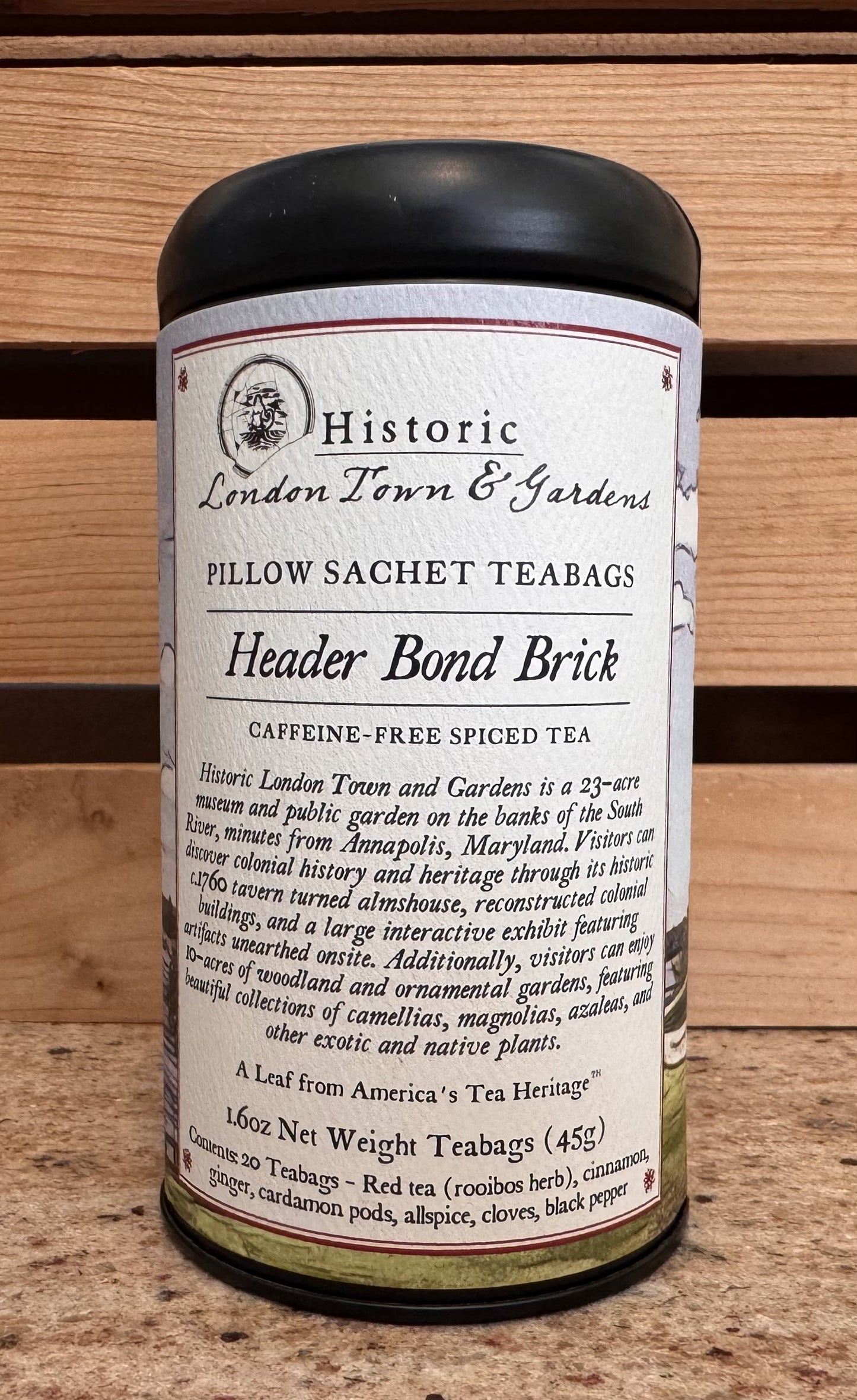 Tea Tin - Header Bond Brick