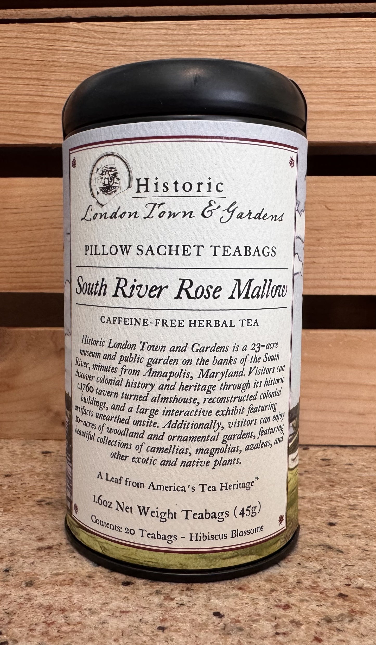 Tea Tin - South River Rose Mallow